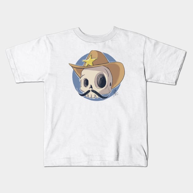 Skull Star Kids T-Shirt by MBGraphiX